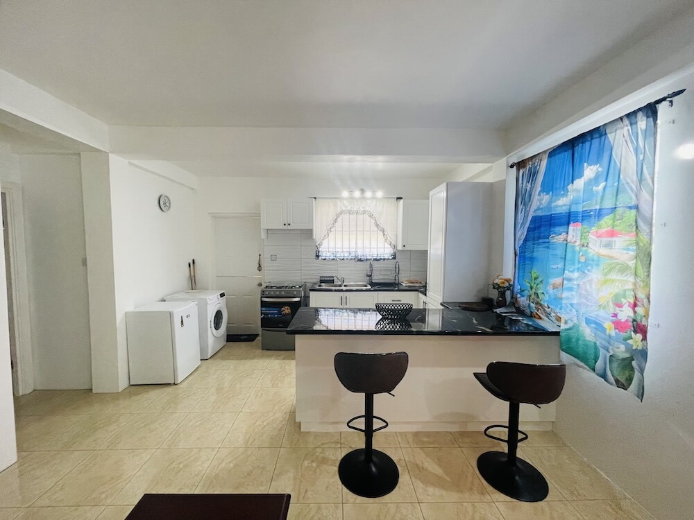 modern kitchen with granite countertop 