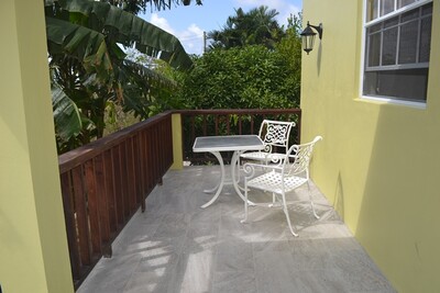 Lovely outdoor sitting area