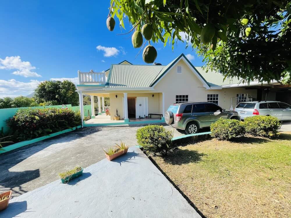 Lovely vacation home with an apartment for sale on the south west coast of St Lucia